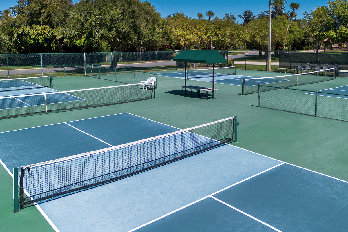 Tennis and pickleball courts
